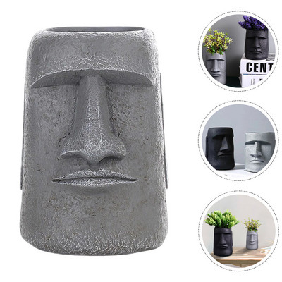 Szobor Bonsai ültető edények Asztali dekor Gyanta Virág Tábla Kis avatar pozsgások