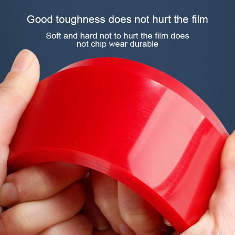 Kis gumibetétes mini törlő ablakszínező eszközök tükörüveg autófólia felhordó ablaktisztító kaparóhoz csúszásmentes fogantyúval