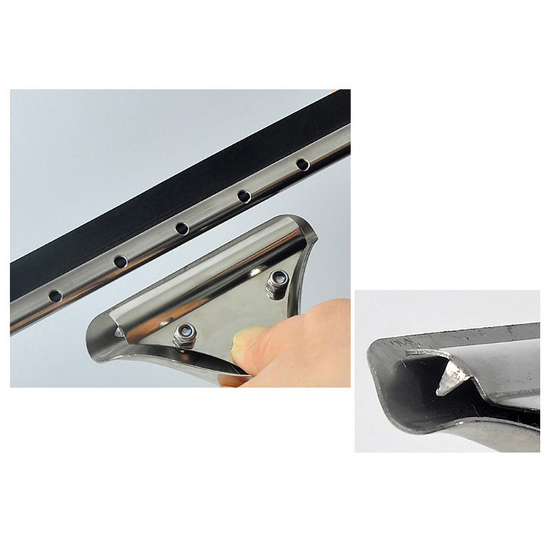 35 cm-es zuhanytörlő üveg mágneses tisztító kaparó ablak rozsdamentes acél törlő többfunkciós