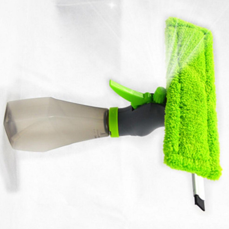 Ablaktisztító gumibetétes üvegtörlő: többcélú tolóajtó ablaktisztító autós tolózuhanyajtó súrolóhoz, zöld
