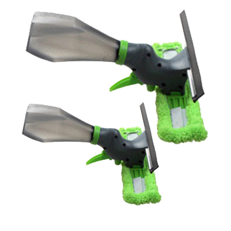 Ablaktisztító gumibetétes üvegtörlő: többcélú tolóajtó ablaktisztító autós tolózuhanyajtó súrolóhoz, zöld