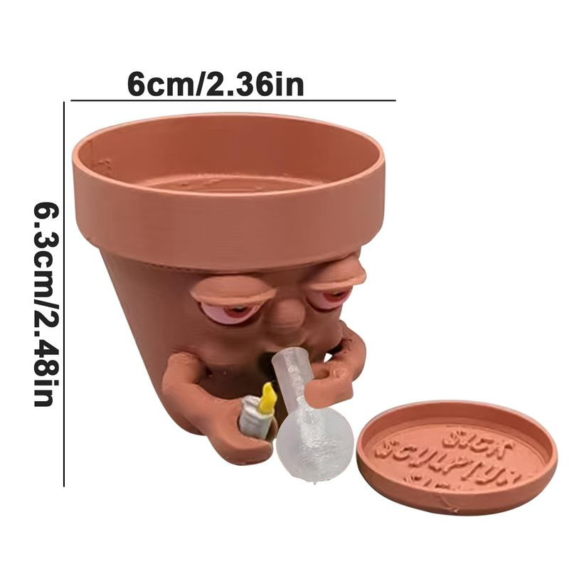 Rajzfilm Gyanta zamatos cserep Art Dekoráció Zamatos virágtartó Kerti cserepek Kaktusztartó Kerti edények Dekoratív virágcserép