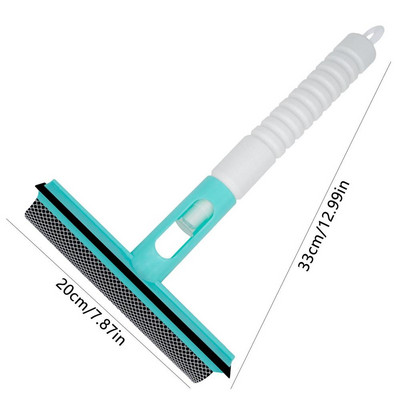 Tükör gumibetét háztartási tisztító fürdőszoba tükörtisztító szilikon lapáttal, üvegzuhany lehúzóval, ablaktörlő kaparóval