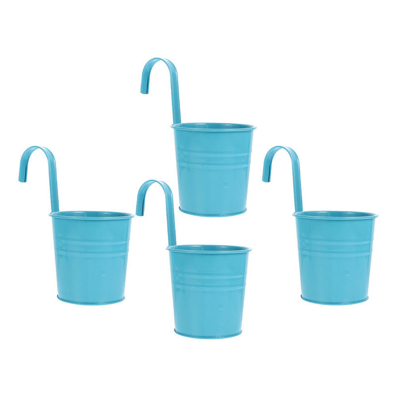 Szárított virágtartó állvány függő virágcserép konténer vas ültető fém, gyönyörű dekoratív vödör beltéri ültetőgépek