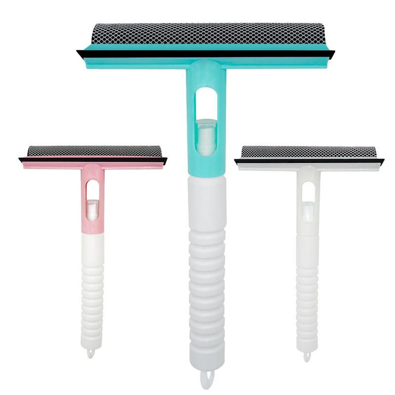 Tükör lehúzó szilikon lehúzóval Többfunkciós üvegtörlő tisztítókar Mosáshoz Konyha Padló Üveg Fürdőszoba Tükör