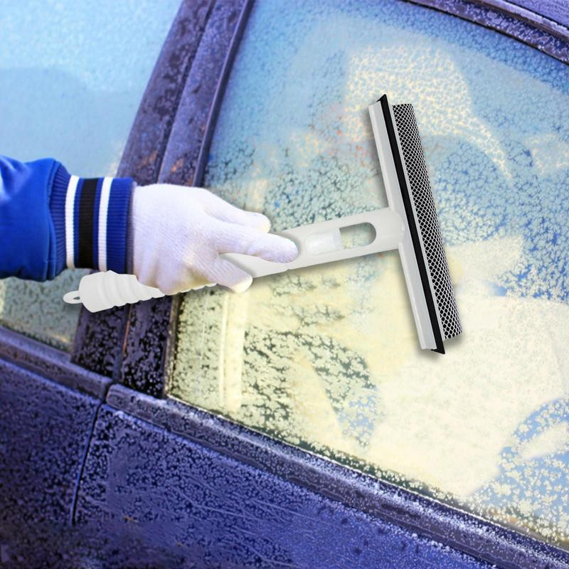 Tükör lehúzó szilikon lehúzóval Többfunkciós üvegtörlő tisztítókar Mosáshoz Konyha Padló Üveg Fürdőszoba Tükör