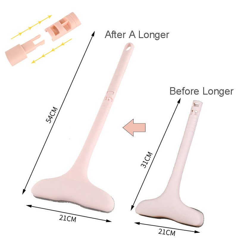 Hosszú nyelű ablaktisztító kefe Levehető és meghosszabbítható fogantyúk Függönyháló Törlőtisztító Szőnyegkefe poreltávolító kefe Home Re