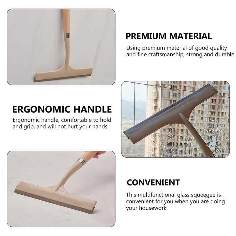 Ablaktörlő falfelület üveg vízpadló tükrök kézi többfunkciós Pp rozsdamentes acél ablaktörlő autó