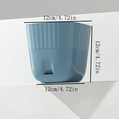 Kényelmes virágcserép, sima felületű műanyag növénycserep lefolyónyílás légáteresztő növényültető кашпо cserep горшки для цветов