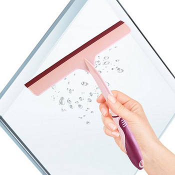Чистачка за чистачки за душ стъкло Инструмент за почистване на огледални плочки за баня Лека и преносима гъвкава еластична без надраскване