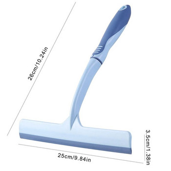 Чистачка за чистачки за душ стъкло Инструмент за почистване на огледални плочки за баня Лека и преносима гъвкава еластична без надраскване