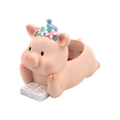 Malac zamatos növény Virágcserep Malacka Virágcserép Háztartási Erkély Kis Váza Állat Rajzfilm Aranyos Kerti Kellékek Cserepes asztali