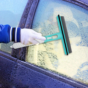 Ракел за огледало Мултифункционална чистачка за предно стъкло на автомобил с гъби и спрей Стъклена чистачка за душ Чистачка за чистачки на прозорци