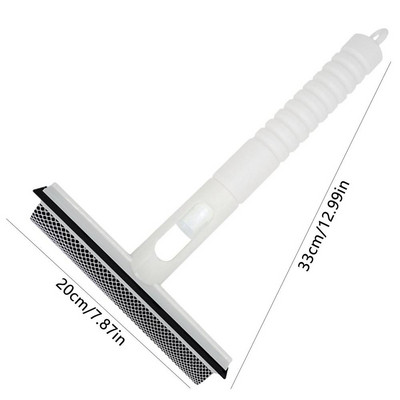 Tükör gumibetétes többfunkciós autós szélvédő lehúzó szivacsokkal és permetező üvegzuhany gumibetétes ablaktörlő kaparóval