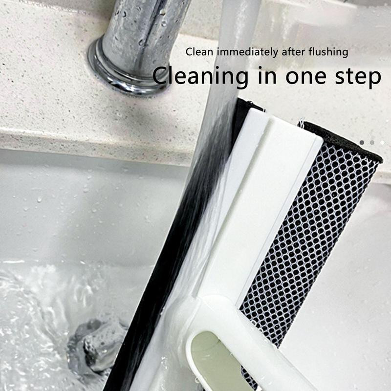 Tükör gumibetétes többfunkciós autós szélvédő lehúzó szivacsokkal és permetező üvegzuhany gumibetétes ablaktörlő kaparóval