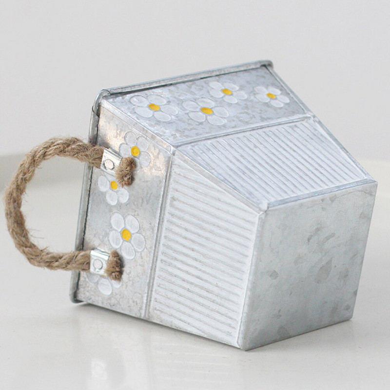 Kerti kellékek Többfunkciós virágcserép Vasvödör Váza Vintage Vázák Hordozható Retro Kreatív Irodai cserepek Növények