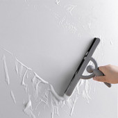 Zuhanytörlő üvegtörlő kaparó Zuhanytörlő tisztító szilikon tartóval Fürdőszoba tükör kaparó üvegtisztító eszköz Új