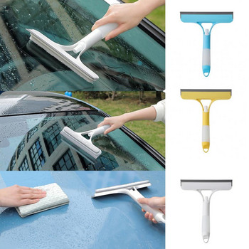 Squeegee τζαμιών αυτοκινήτου 3 σε 1 Spray Glass Cleaner Wipe Screen Shower Clean Scraper Μπάνιου Τραπεζιού Εργαλεία βούρτσας καθαρισμού μπάνιου