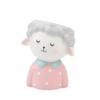 Kreatív, aranyos rajzfilm zamatos növények Cserepes virágcserepek Virágcserepek Irodai kerti virágcserép asztali dekoráció (növényeket nem tartalmaz)