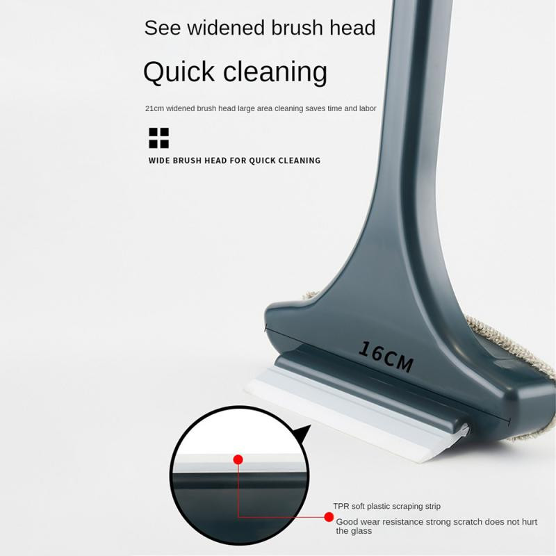 Háztartási ablakmosó ablakkefe műanyag fürdőszobai kellékek Üvegtörlő tisztítókefe Nem eltávolítható