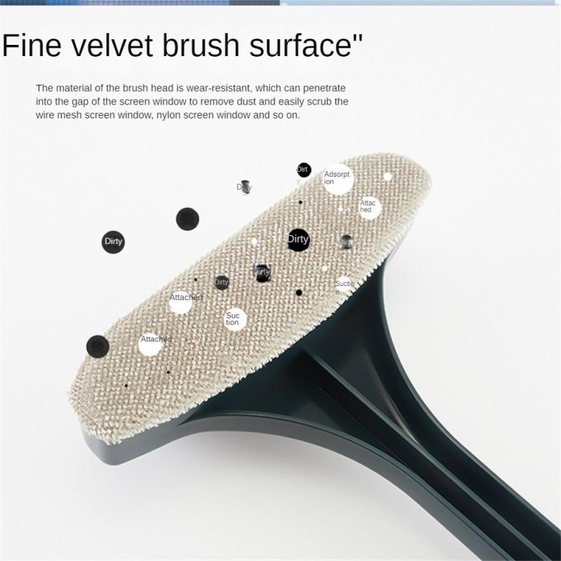 Háztartási ablakmosó ablakkefe műanyag fürdőszobai kellékek Üvegtörlő tisztítókefe Nem eltávolítható