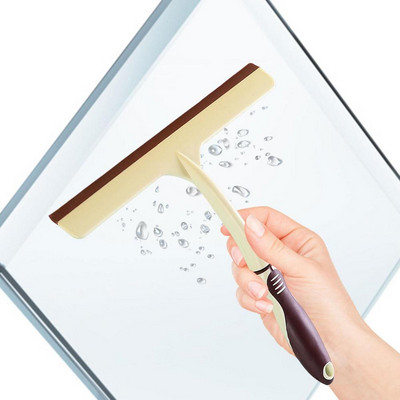 Zuhanytörlő zuhanyajtóhoz Zuhanyozó gumibetét tisztító szilikon tartóval 1 db Új, Egyszerű, Tartós Ablaktükör autógumi