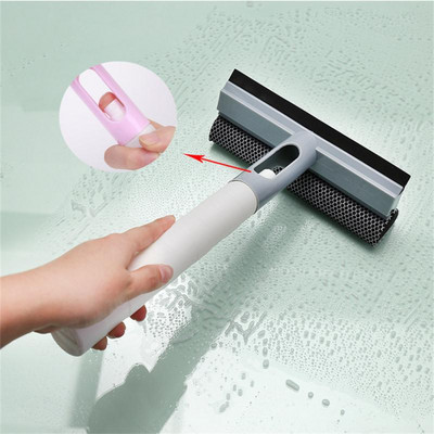 Glass Wipe Comes With Watering Can Double-sided Wipe Household Glass Wipe Artifact Wipe All-in-one Window Cleaning Tool
