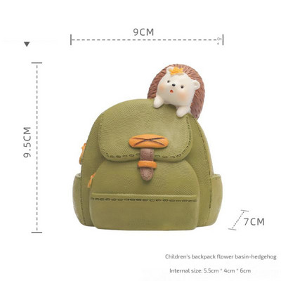 Cserepes növény gyanta aranyos forma gyanta virágcserép gyanta iskolatáska virágcserepes cukorka színes rajzfilm hátizsák virágcserép virágcserép Floret