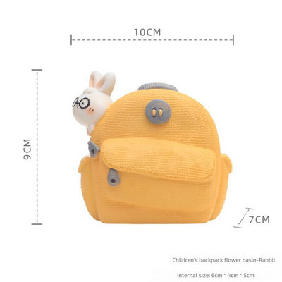 Cserepes növény gyanta aranyos forma gyanta virágcserép gyanta iskolatáska virágcserepes cukorka színes rajzfilm hátizsák virágcserép virágcserép Floret