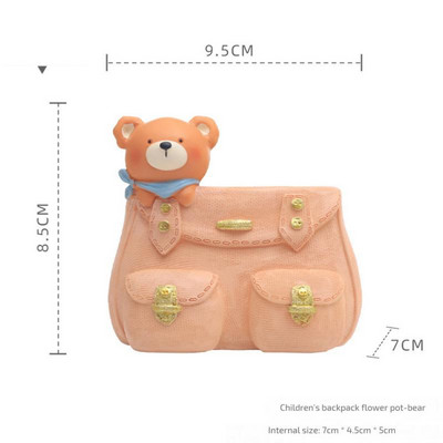 Cserepes növény gyanta aranyos forma gyanta virágcserép gyanta iskolatáska virágcserepes cukorka színes rajzfilm hátizsák virágcserép virágcserép Floret