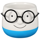 Kreatív virágcserép szemüvegek Dekoratív virágcserepes gomba edénybevonat dekor irodai otthoni asztalhoz