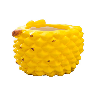 Kreatív gyümölcs virágcserép kerámia lélegző szimulált görögdinnye Durian zamatos bonsai cserepes növények otthoni kert dekoráció virágcserép