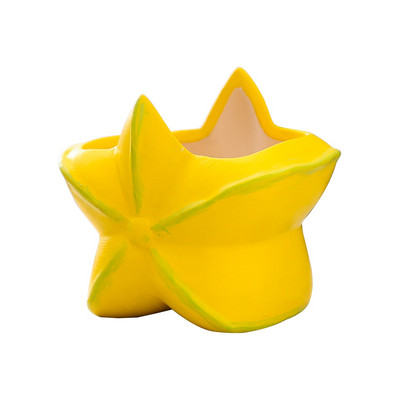 Kreatív gyümölcs virágcserép kerámia lélegző szimulált görögdinnye Durian zamatos bonsai cserepes növények otthoni kert dekoráció virágcserép