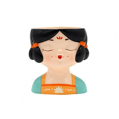 Asztali mini dísz, élénk színű kis gyanta kaktusz bonsai virágcserepes lakberendezés