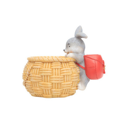 Aranyos virágcserép, nyúl alakú tárolódoboz konténer Kis gyanta ültető növény ablakpárkányon zamatos növényekhez Nappali Kezdőlap