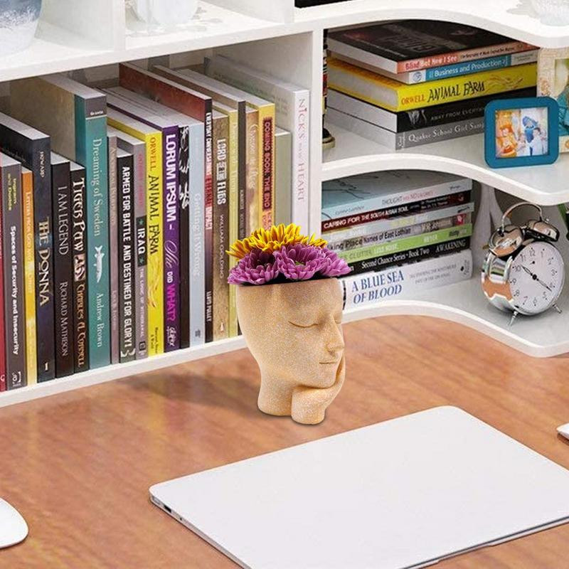 Virágcserepek Lányfejű Virágcserép beltéri kültéri növényekhez Cserepes virágcserepek Vízelvezetővel ellátott növényekhez Aranyos hölgy