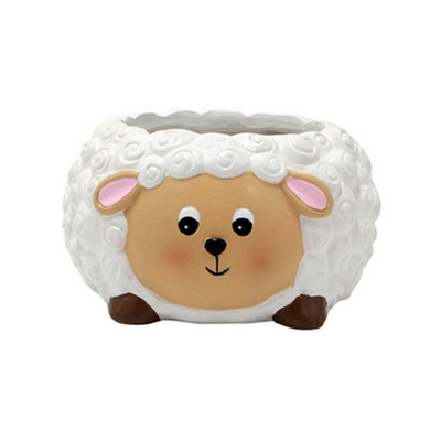 Otthon Szobrok Állati dekoráció Díszek Beltéri Szabadtéri Szobrok Gyanta figurák Aranyos virágcserepek szoba teraszra Erkély