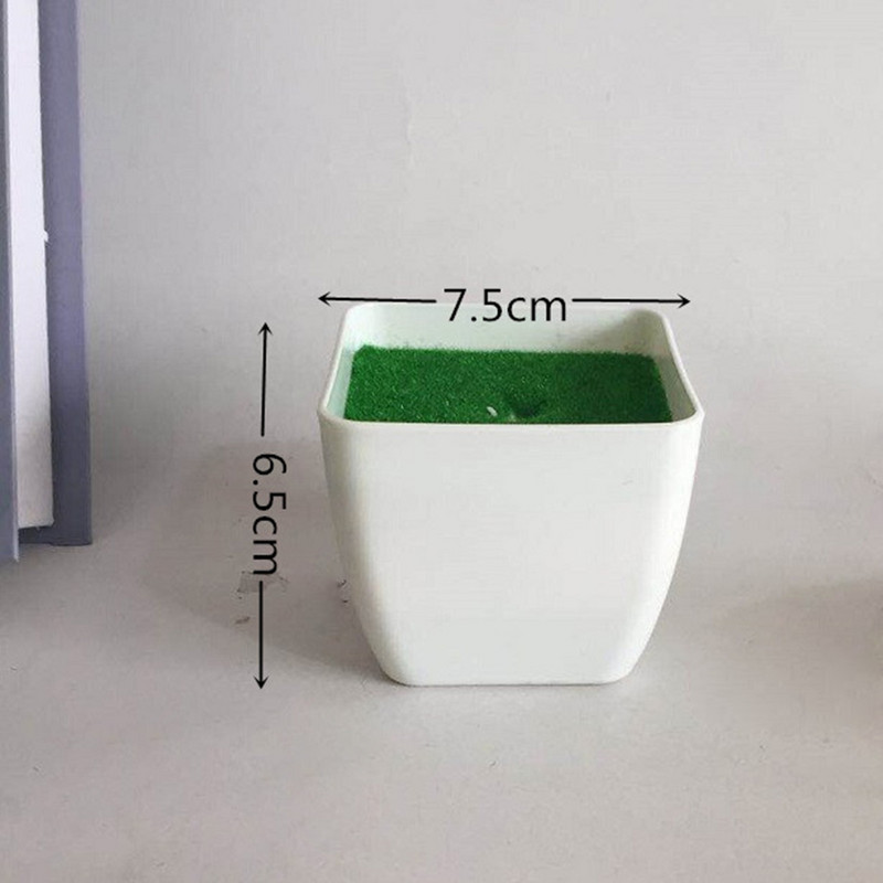 4 DB Négyzet alakú virágültető cserepek Palánták Virágnövény-tartály Vetőmag indítócserepek a kerti üvegházba vagy faiskolába