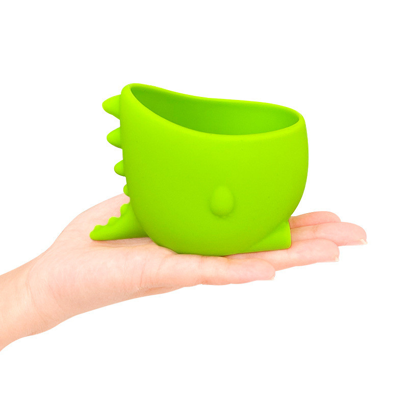 Sűrített kreatív, aranyos dinoszaurusz szilikon virágcserép irodai asztali cserepes húsos virágcserép díszek Mini kis virágcserép