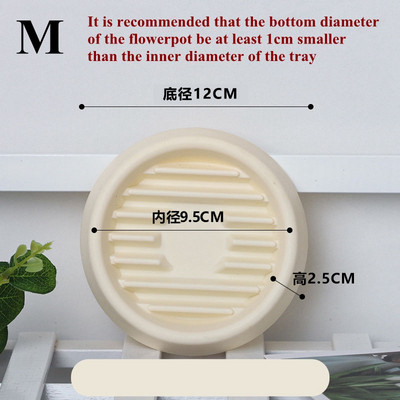 Kiváló minőségű kerek virágcserepes lefolyótálca, vastagított gyanta virágcserép alváz, légáteresztő növényi alap Bonsai lemeztartó kerti szerszám