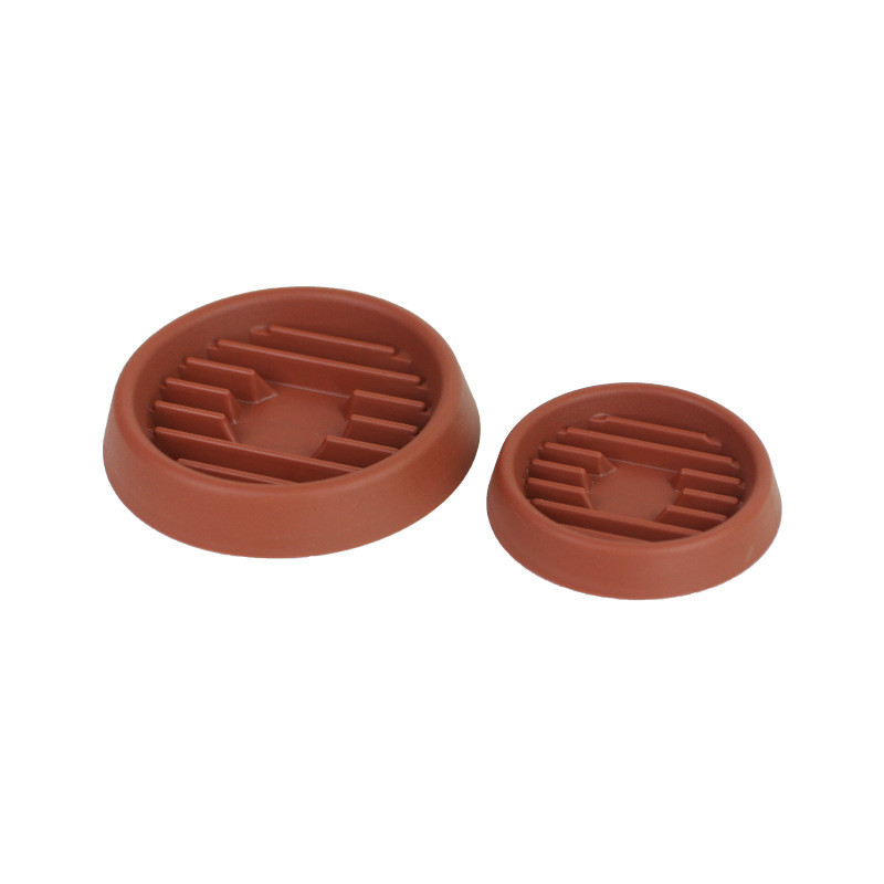 Kiváló minőségű kerek virágcserepes lefolyótálca, vastagított gyanta virágcserép alváz, légáteresztő növényi alap Bonsai lemeztartó kerti szerszám