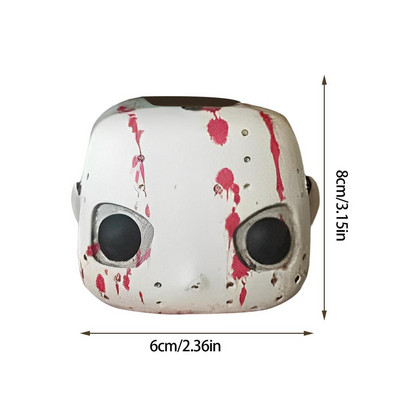 Horror film ültető Halloween mini virágcserép Vicces gyanta zamatos növénycserepek Ajándék Iroda Otthon Asztali Kert Dekoráció