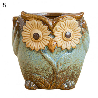 Praktikus, finom megmunkálású virágtartó kerámia virágváza leeresztő lyukkal