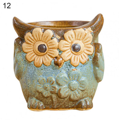 Praktikus, finom megmunkálású virágtartó kerámia virágváza leeresztő lyukkal