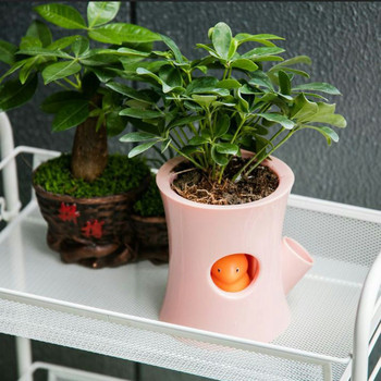 Cute Squirrel Self-Poting Flower Pot Αυτοαπορροφητικό Planter Plant Pot Υδροπονικό δοχείο φυτών χωρίς νερό Βολικό στη χρήση