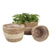 Fűültető Kivehető Kapcsolt Levehető Tartós Practica Kosár Beltéri Kültéri Virágcserepek Takaró Növénykonténerek Otthoni használatra