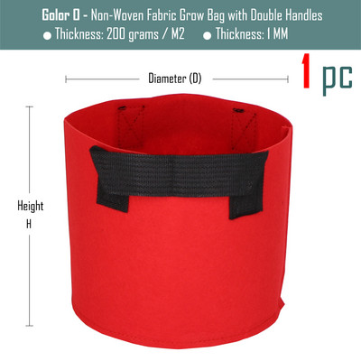 1/2/3/5/7/10/12/15/17/20 gallon kerti termesztőtáskák virágzöldség levegőztetés ültetőedény konténer ültetőtasak fogantyúkkal