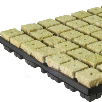 50 бр. Гъба за засаждане Soilles Grow Garden Starter Cubes Запушалка от каменна вата Субстрат за култура без почва 2,5*2,5*4 см