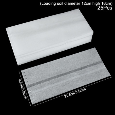 25-100 db Biológiailag lebomló óvodai táska Nem szőtt szövet vetőtáskák Növénytermesztő táskák Kerti virágcserepek Otthoni dekorációhoz Ültetőtáska