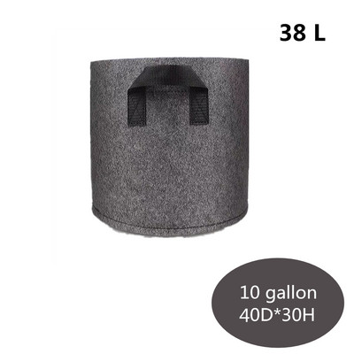 Ültetőtáska Szürke burgonya szövet zöldségpalánta cserép Kerti szerszámok 1-15 gallon környezetbarát termesztés